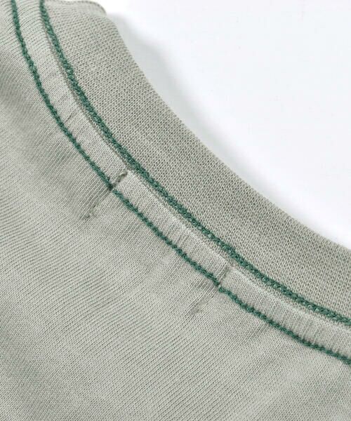 BeBe Petits Pois Vert / ベベ プチ ポワ ヴェール Tシャツ | 天竺 カラー 3色 異素材 Tシャツ (95~150cm) | 詳細18