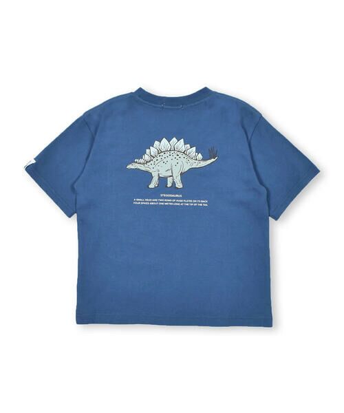 BeBe Petits Pois Vert / ベベ プチ ポワ ヴェール Tシャツ | 天竺 恐竜 プリント 刺繍 Tシャツ (95~150cm) | 詳細2