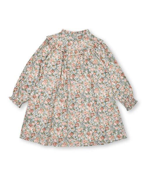 BeBe Petits Pois Vert / ベベ プチ ポワ ヴェール ミニ丈・ひざ丈ワンピース | ビエラ花柄ワンピース(95~150cm) | 詳細7