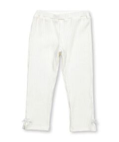 BeBe Petits Pois Vert / ベベ プチ ポワ ヴェール レギンス・スパッツ | リブベーシックレギンス(95~150cm)