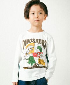 恐竜プリントロングスリーブTシャツ(95~150cm)