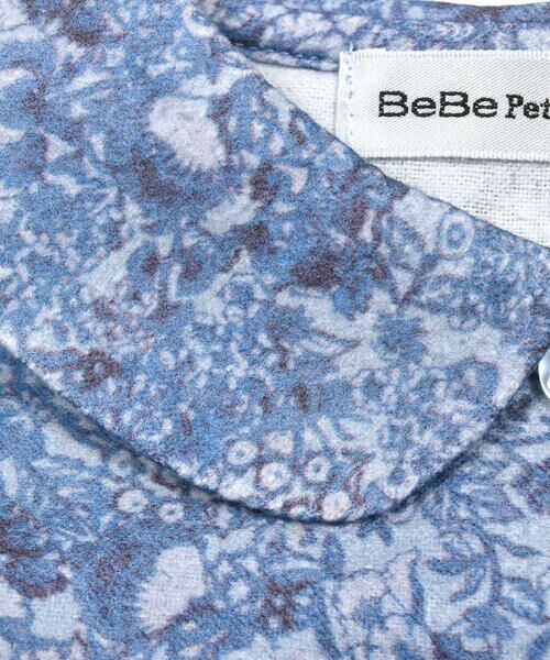 BeBe Petits Pois Vert / ベベ プチ ポワ ヴェール シャツ・ブラウス | ネル起毛コットン花柄ブラウス(95~150cm) | 詳細15