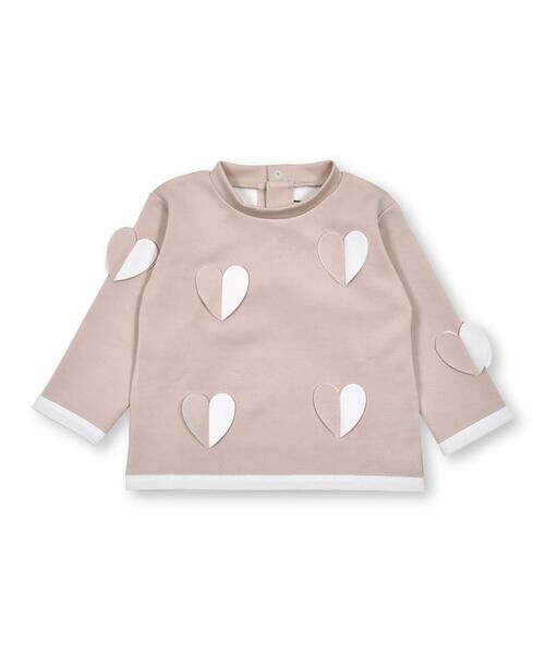 BeBe Petits Pois Vert / ベベ プチ ポワ ヴェール スウェット | 【店舗限定】ハートいっぱいダンボールニットトップス(95~150cm) | 詳細5