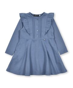 BeBe Petits Pois Vert / ベベ プチ ポワ ヴェール ミニ丈・ひざ丈ワンピース | タックフリルワンピース(95~150cm)