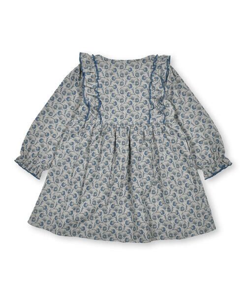 BeBe Petits Pois Vert / ベベ プチ ポワ ヴェール ミニ丈・ひざ丈ワンピース | 前後レース花柄ワンピース(95~150cm) | 詳細15