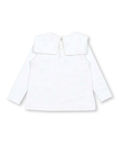 BeBe Petits Pois Vert / ベベ プチ ポワ ヴェール Tシャツ | 【店舗限定】フリース襟ポンポントップス(95~150cm) | 詳細5