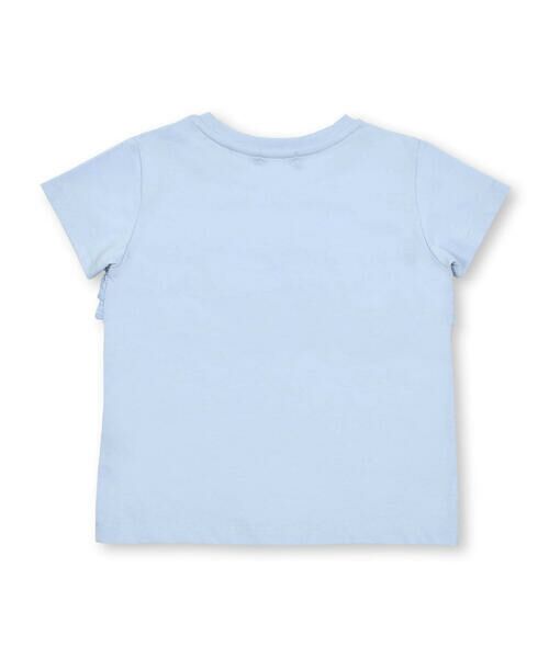 BeBe Petits Pois Vert / ベベ プチ ポワ ヴェール Tシャツ | 立体ジャガード3段フリルTシャツ(95~150cm) | 詳細14