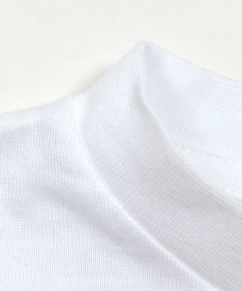 BeBe Petits Pois Vert / ベベ プチ ポワ ヴェール Tシャツ | チェック＋ボーダー切り替えTシャツ(95~150cm) | 詳細5