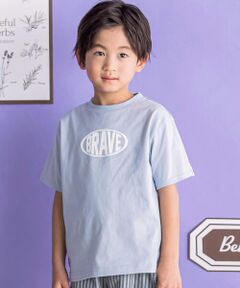 天竺スポーティロゴTシャツ(95~150cm)