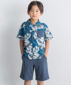 【お揃い】オリジナル恐竜プリントシャツ＋パンツセットアップ(95~150cm)