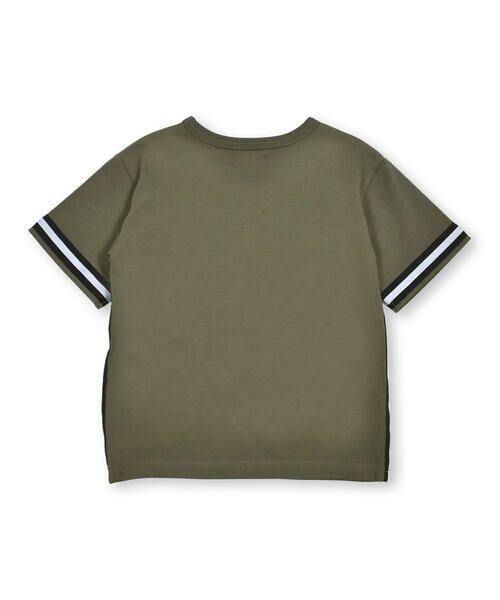 BeBe Petits Pois Vert / ベベ プチ ポワ ヴェール Tシャツ | リフレクタープリント＋テープTシャツ(95~150cm) | 詳細14