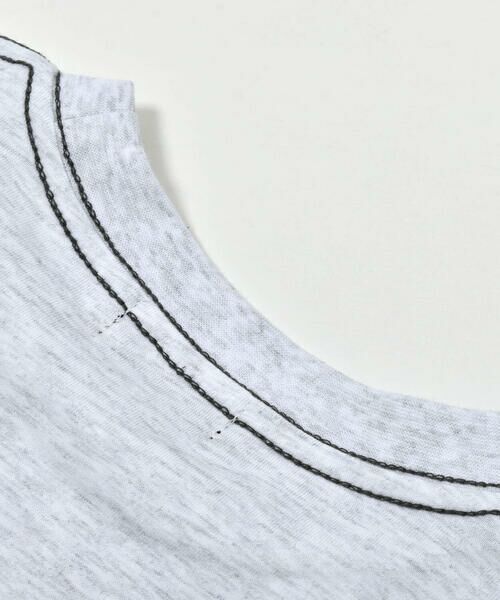 BeBe Petits Pois Vert / ベベ プチ ポワ ヴェール Tシャツ | チェックパッチロゴ半袖Tシャツ(95~150cm) | 詳細11