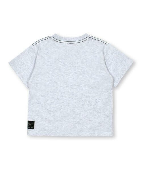 BeBe Petits Pois Vert / ベベ プチ ポワ ヴェール Tシャツ | チェックパッチロゴ半袖Tシャツ(95~150cm) | 詳細5