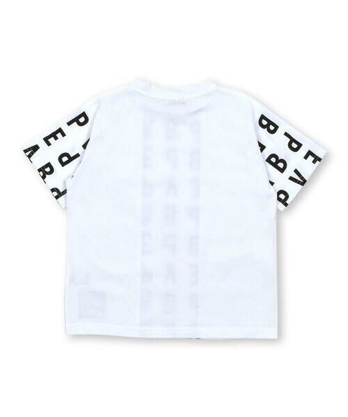 BeBe Petits Pois Vert / ベベ プチ ポワ ヴェール Tシャツ | 【お揃い】PPVロゴプリント切り替え半袖Tシャツ(95~150cm) | 詳細5