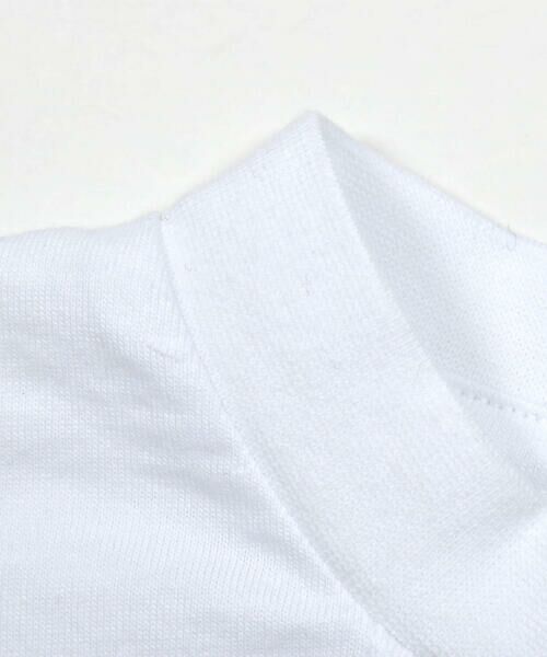 BeBe Petits Pois Vert / ベベ プチ ポワ ヴェール Tシャツ | 【お揃い】PPVロゴプリント切り替え半袖Tシャツ(95~150cm) | 詳細6