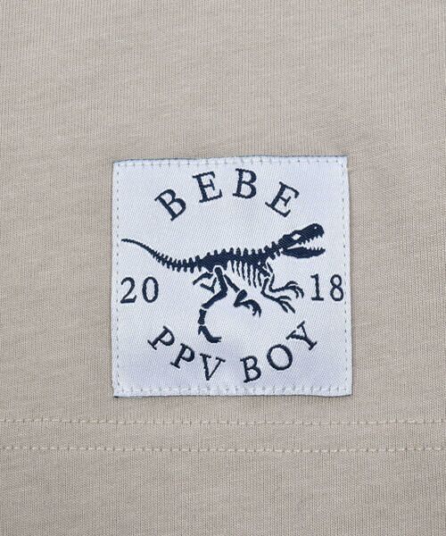 BeBe Petits Pois Vert / ベベ プチ ポワ ヴェール Tシャツ | リアル恐竜ロゴプリント半袖Tシャツ(95~150cm) | 詳細20