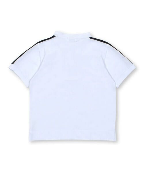 BeBe Petits Pois Vert / ベベ プチ ポワ ヴェール Tシャツ | カノコ袖配色ポロシャツ(95~150cm) | 詳細4
