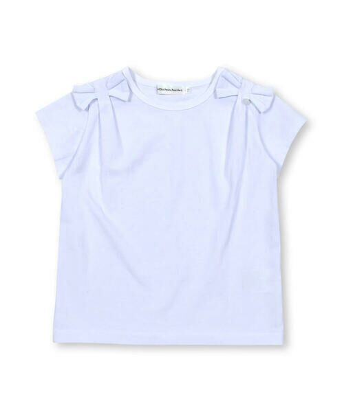 BeBe Petits Pois Vert / ベベ プチ ポワ ヴェール Tシャツ | 【店舗限定】肩リボンTシャツ(95~150cm) | 詳細4