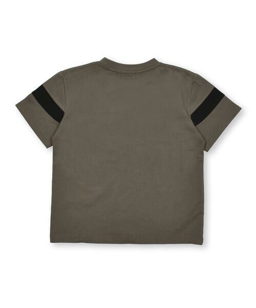 BeBe Petits Pois Vert / ベベ プチ ポワ ヴェール Tシャツ | 切り替えバイカラーTシャツ(95~150cm) | 詳細5
