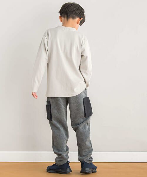 BeBe Petits Pois Vert / ベベ プチ ポワ ヴェール チノ・ワークパンツ | 【店舗限定】ポンチ＋タフタカーゴパンツ(95~160cm) | 詳細10