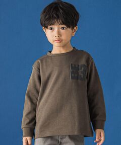 バックラインロゴプリント長袖Tシャツ(95~160cm)