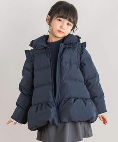 【店舗限定】タフタ２WAYダウンコート(95~160cm)