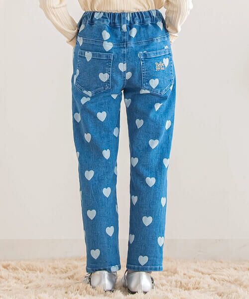 BeBe Petits Pois Vert / ベベ プチ ポワ ヴェール チノ・ワークパンツ | 【店舗限定】ハート抜染デニムパンツ(95~150cm) | 詳細11