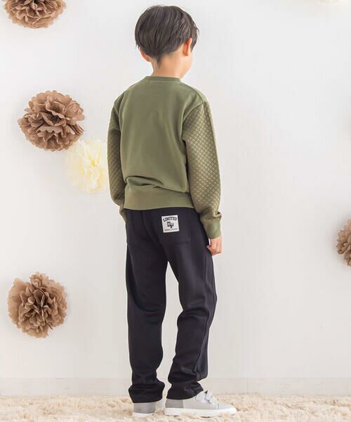 BeBe Petits Pois Vert / ベベ プチ ポワ ヴェール チノ・ワークパンツ | 【店舗限定】ポンチエンボス加工ロングパンツ(95~160cm) | 詳細2