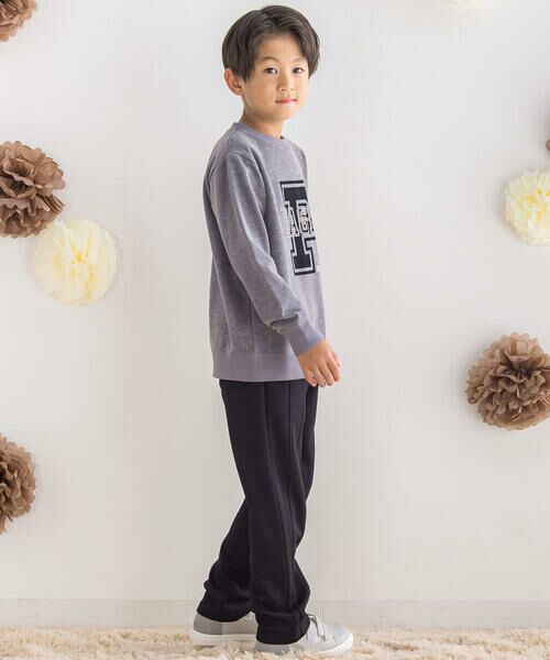 BeBe Petits Pois Vert / ベベ プチ ポワ ヴェール チノ・ワークパンツ | 【店舗限定】ポンチエンボス加工ロングパンツ(95~160cm) | 詳細3