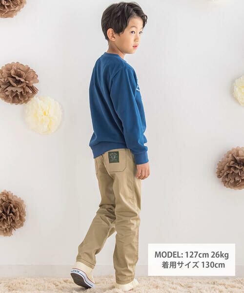 BeBe Petits Pois Vert / ベベ プチ ポワ ヴェール チノ・ワークパンツ | 【店舗限定】チノストレッチロングパンツ(95~150cm) | 詳細1