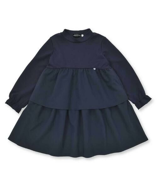 BeBe Petits Pois Vert / ベベ プチ ポワ ヴェール ミニ丈・ひざ丈ワンピース | 【店舗限定】無地orチェック 柄違いワンピース(95~150cm) | 詳細4