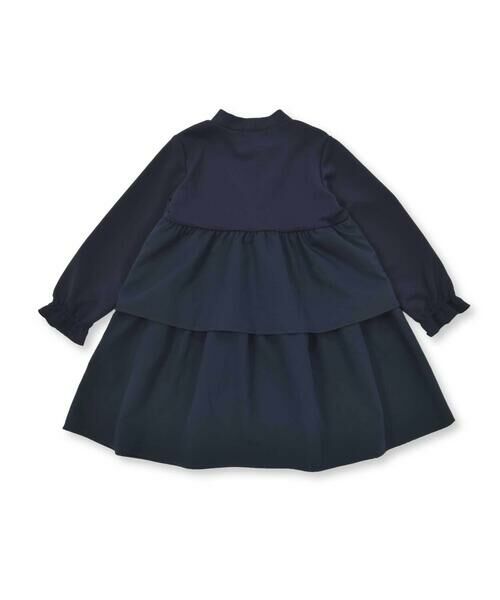 BeBe Petits Pois Vert / ベベ プチ ポワ ヴェール ミニ丈・ひざ丈ワンピース | 【店舗限定】無地orチェック 柄違いワンピース(95~150cm) | 詳細5