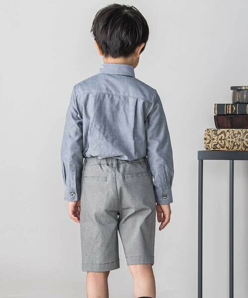 BeBe Petits Pois Vert / ベベ プチ ポワ ヴェール シャツ・ブラウス | 【店舗限定】オックスフォードボタンダウンシャツ(110~130cm) | 詳細12