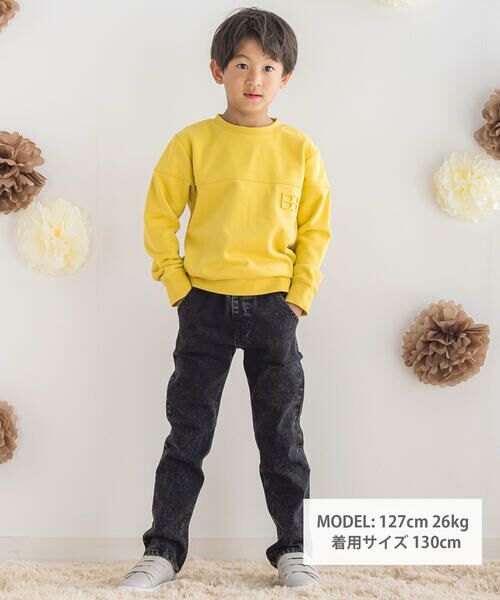 BeBe Petits Pois Vert / ベベ プチ ポワ ヴェール チノ・ワークパンツ | 【店舗限定】デニムロングパンツ(95~160cm) | 詳細1