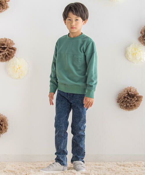 BeBe Petits Pois Vert / ベベ プチ ポワ ヴェール チノ・ワークパンツ | 【店舗限定】デニムロングパンツ(95~160cm) | 詳細10