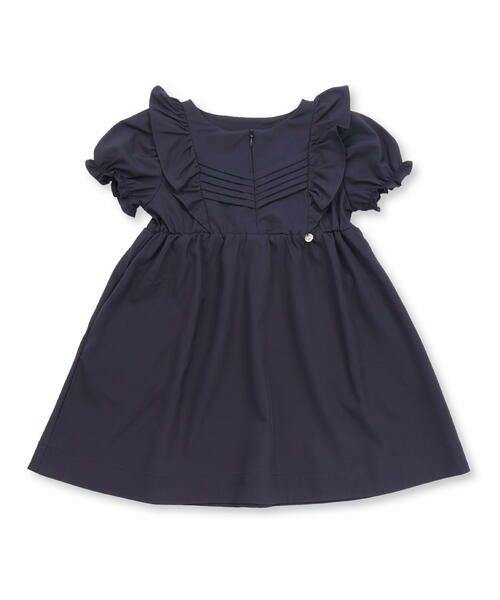 BeBe Petits Pois Vert / ベベ プチ ポワ ヴェール ミニ丈・ひざ丈ワンピース | センタータックパフスリーブワンピース(95~150cm) | 詳細6