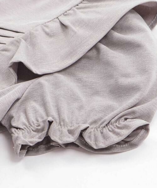 BeBe Petits Pois Vert / ベベ プチ ポワ ヴェール ミニ丈・ひざ丈ワンピース | センタータックパフスリーブワンピース(95~150cm) | 詳細14