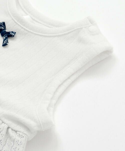 BeBe Petits Pois Vert / ベベ プチ ポワ ヴェール ベビー・キッズウエア | 【お揃い】花柄ワンピース+カーディガン セット(70~90cm) | 詳細7