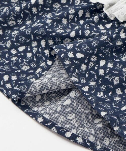 BeBe Petits Pois Vert / ベベ プチ ポワ ヴェール ベビー・キッズウエア | 【お揃い】花柄ワンピース+カーディガン セット(70~90cm) | 詳細9