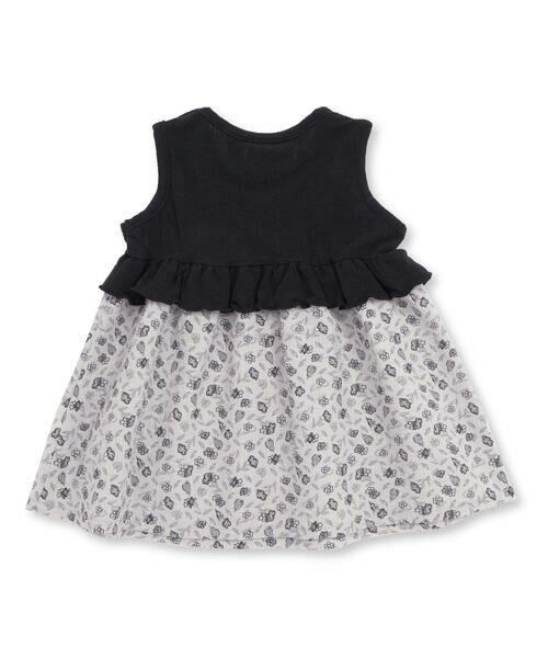 BeBe Petits Pois Vert / ベベ プチ ポワ ヴェール ベビー・キッズウエア | 【お揃い】花柄ワンピース+カーディガン セット(70~90cm) | 詳細17