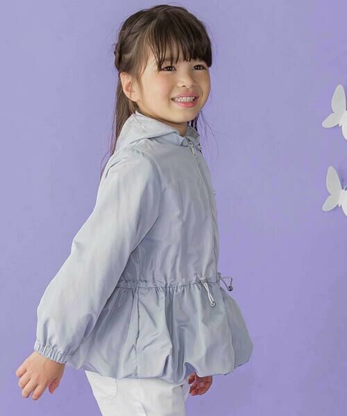 BeBe Petits Pois Vert / ベベ プチ ポワ ヴェール ナイロンジャケット | タフタバルーンジャケット(95~150cm) | 詳細3