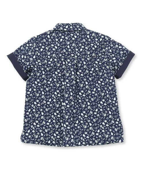 BeBe Petits Pois Vert / ベベ プチ ポワ ヴェール シャツ・ブラウス | 【お揃い】ボタニカル柄シャツ(95~150cm) | 詳細4