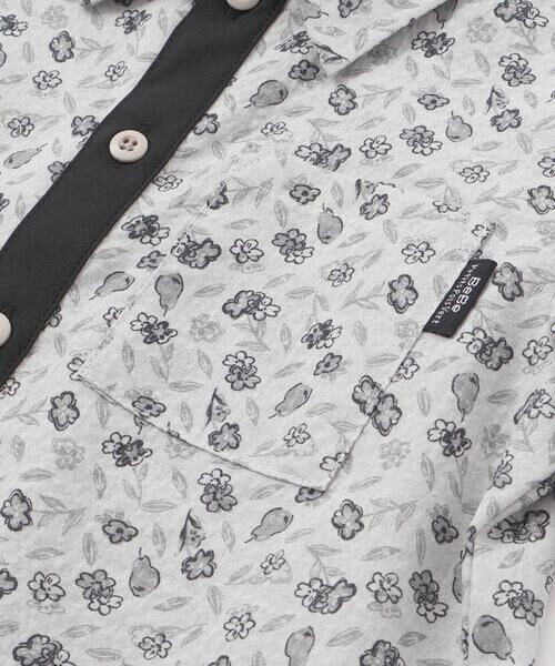 BeBe Petits Pois Vert / ベベ プチ ポワ ヴェール シャツ・ブラウス | 【お揃い】ボタニカル柄シャツ(95~150cm) | 詳細14