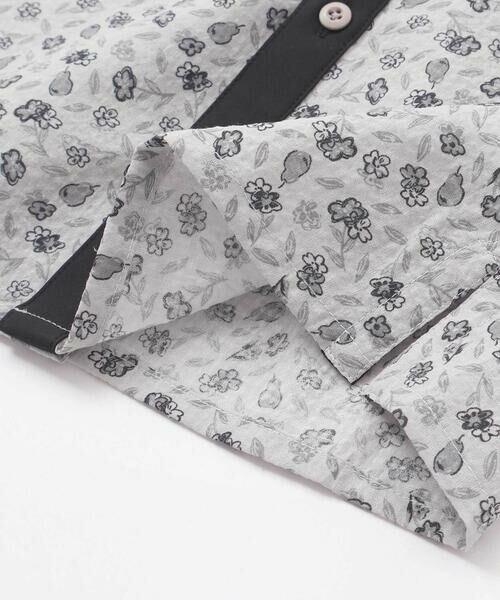 BeBe Petits Pois Vert / ベベ プチ ポワ ヴェール シャツ・ブラウス | 【お揃い】ボタニカル柄シャツ(95~150cm) | 詳細15