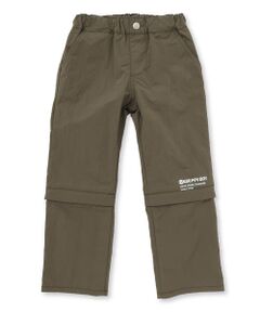 BeBe Petits Pois Vert / ベベ プチ ポワ ヴェール チノ・ワークパンツ | ２WAY 取り外しタフタパンツ(95~150cm)