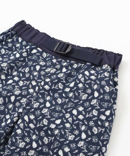 BeBe Petits Pois Vert / ベベ プチ ポワ ヴェール ショート・ハーフ・半端丈パンツ | 【お揃い】ボタニカル柄クライムハーフパンツ(95~150cm) | 詳細6