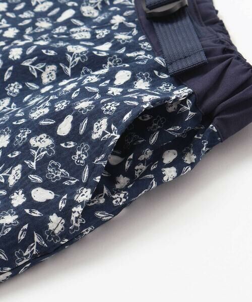 BeBe Petits Pois Vert / ベベ プチ ポワ ヴェール ショート・ハーフ・半端丈パンツ | 【お揃い】ボタニカル柄クライムハーフパンツ(95~150cm) | 詳細7