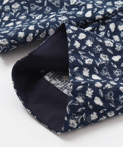 BeBe Petits Pois Vert / ベベ プチ ポワ ヴェール ショート・ハーフ・半端丈パンツ | 【お揃い】ボタニカル柄クライムハーフパンツ(95~150cm) | 詳細9