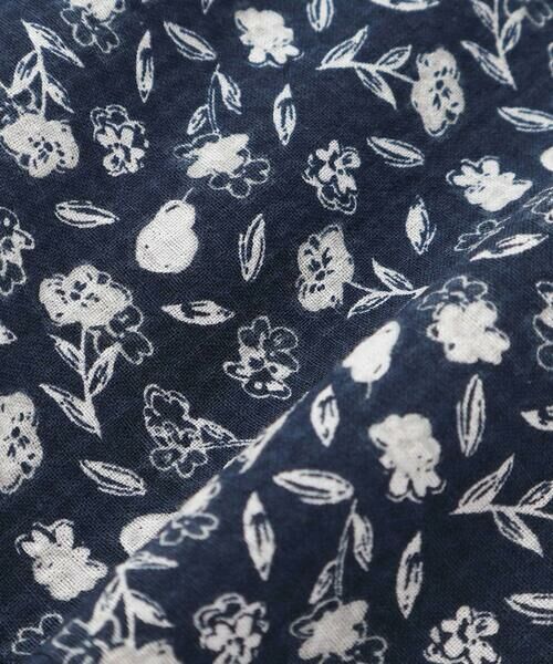 BeBe Petits Pois Vert / ベベ プチ ポワ ヴェール ショート・ハーフ・半端丈パンツ | 【お揃い】ボタニカル柄クライムハーフパンツ(95~150cm) | 詳細11