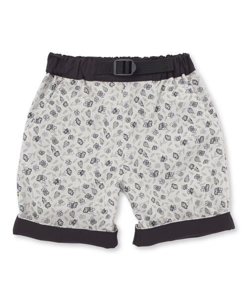 BeBe Petits Pois Vert / ベベ プチ ポワ ヴェール ショート・ハーフ・半端丈パンツ | 【お揃い】ボタニカル柄クライムハーフパンツ(95~150cm) | 詳細17